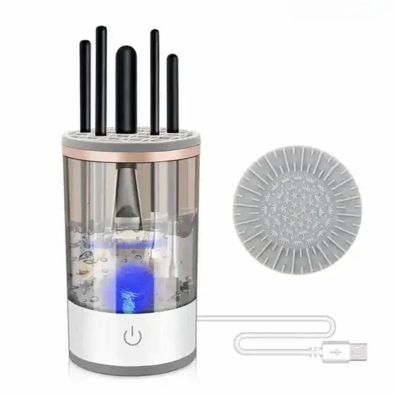 Limpiador eléctrico de brochas 3 en 1