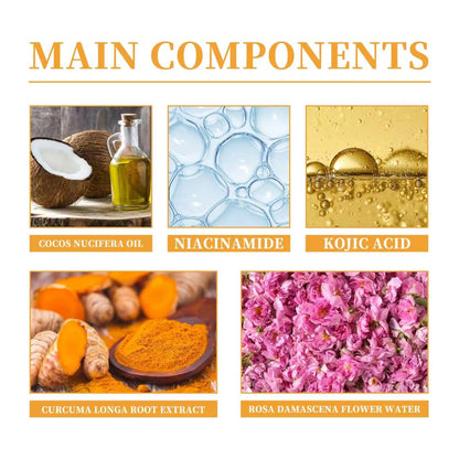 Limpiador facial de cúrcuma